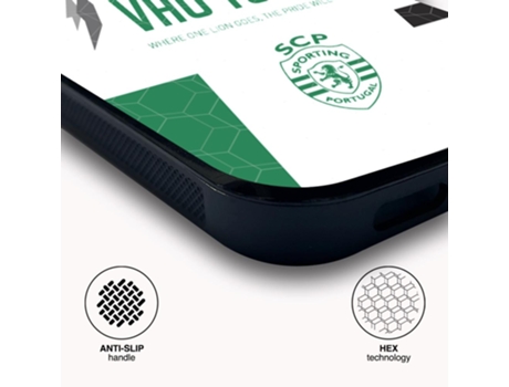 Funda PHONECASES3D iPhone 13 Pro - Oficial Club Lisboa (Piel Sintética)