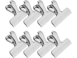8 Clips De Acero Inoxidable De Alta Resistencia De 7,6 Cm (3") Para Sellado Hermético, Cocina/oficina