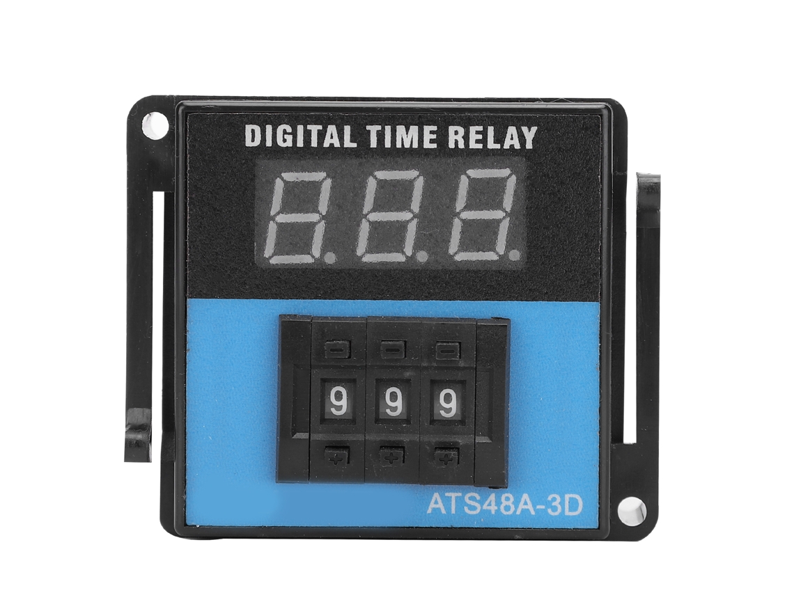 Relé De Tiempo Profesional Ats48a-3d Con Retardo De Ciclo Ajustable, Control De Relé Dc24v