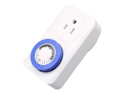 Temporizador mecánico interno programable de 24 horas, mini interruptor eléctrico.