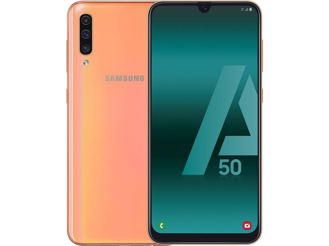 Smartphone SAMSUNG Galaxy A50 (6.4'' - 4 GB - 128 GB - Coral)