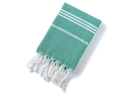 Toallas De Baño Absorbentes De Terciopelo Turco Natural Con Borlas Y Temática Navideña (verdes), Juego De 3 Piezas