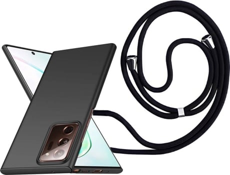 Funda Samsung Note 20 Ultra Turtleshell Rígida con Collar Negro
