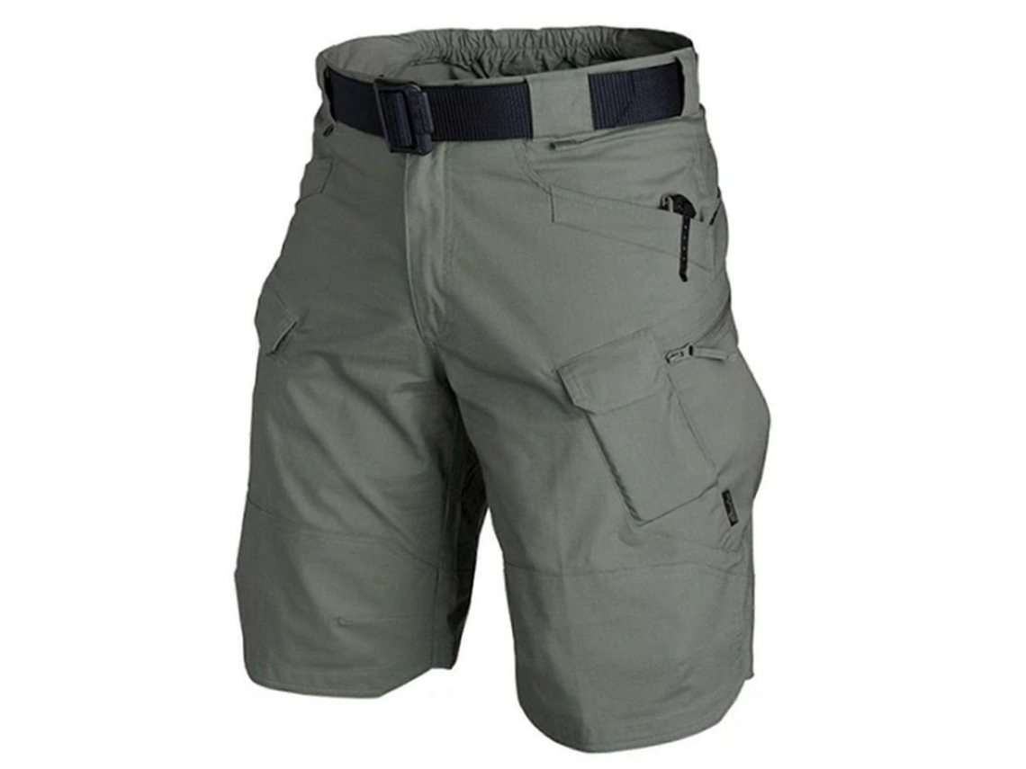 Pantalones Cortos Tácticos Impermeables Para Hombre, Casuales Militares, Ligeros Y Transpirables Para Senderismo Y Pesca 2xlverde 2xl Verde
