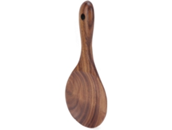 Cuchara de arroz de madera, espátula para servir con mango grueso y resistente para uso doméstico, Ac Gokoco