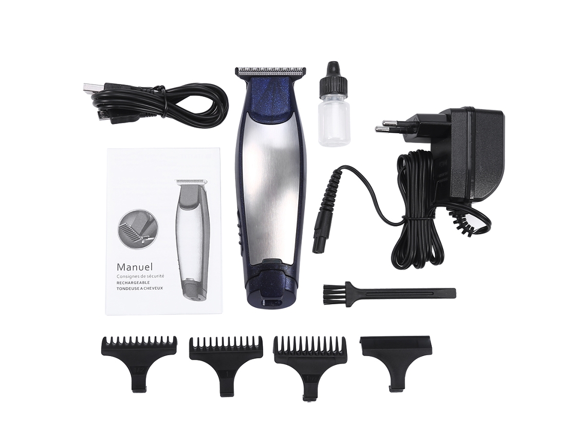 Recortador Eléctrico De Pelo Usb Portátil Para Hombre, Máquina De Corte De Pelo Barbería