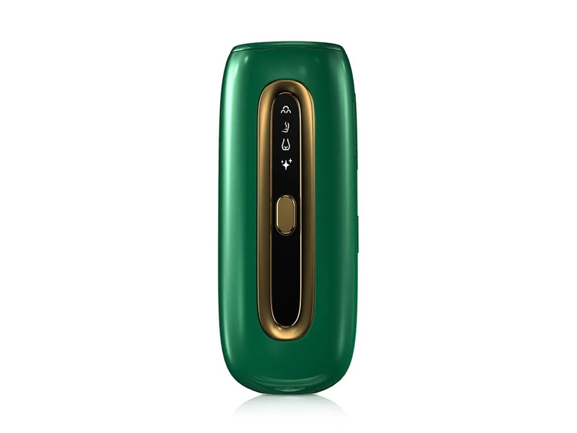Depiladora de luz pulsada YIZHOOD 1099A Enfriamiento de hielo indoloro e indoloro de mini diodo eléctrico permanente verde