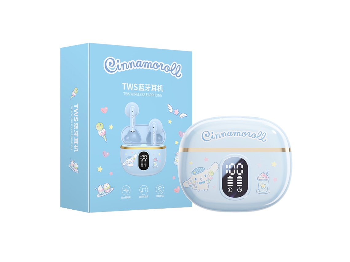 Audífonos deportivos inalámbricos Bluetooth con cancelación de ruido. Mdug (cinnamoroll)