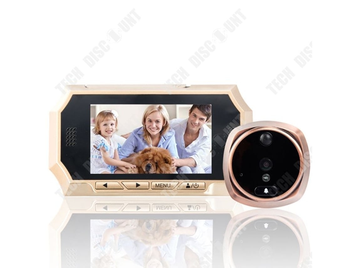 Sonnette Descuento En Tecnología Hd 4.3 Pulgadas Detección De Movimiento Visión Nocturna Grabación De Video Brilvibera_gsg