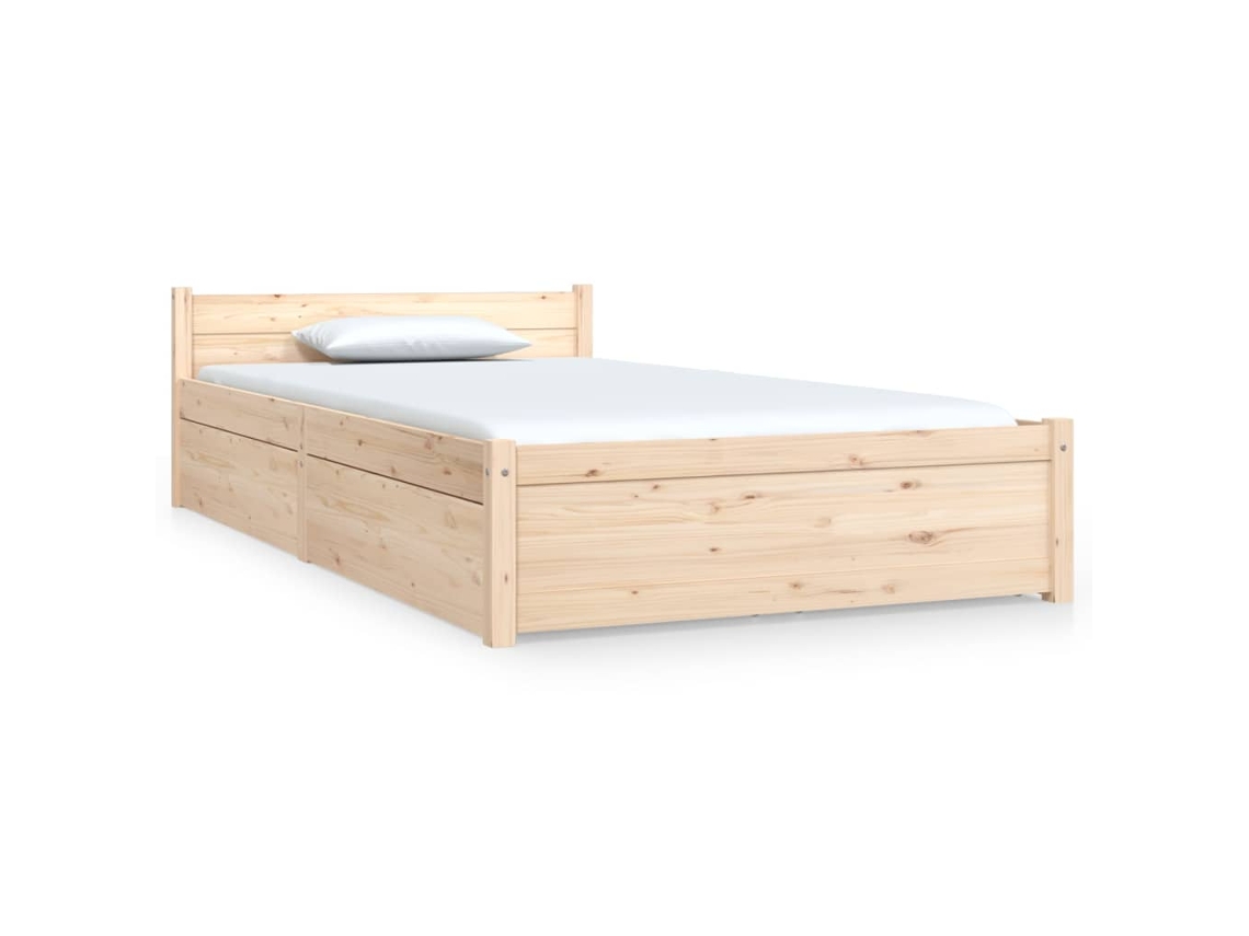Maison Exclusive - Estructura De Cama Con Cajones 90x200 Cm