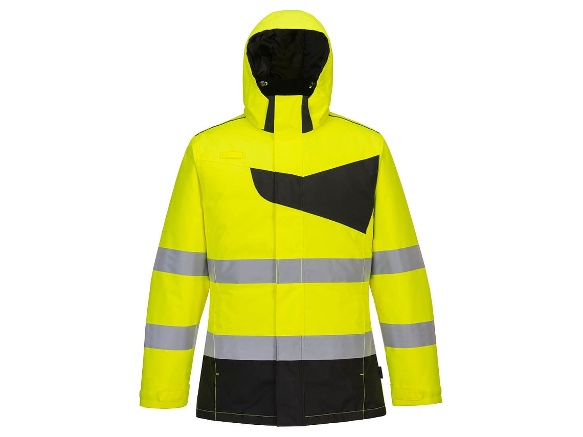 Chaqueta Pw2 De Alta Visibilidad Winter Naranja Negro / Xxxl