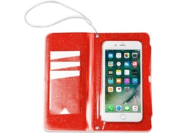 Funda iPhone 8, 7, 8 Plus, 7 Plus CELLY Splash Rojo