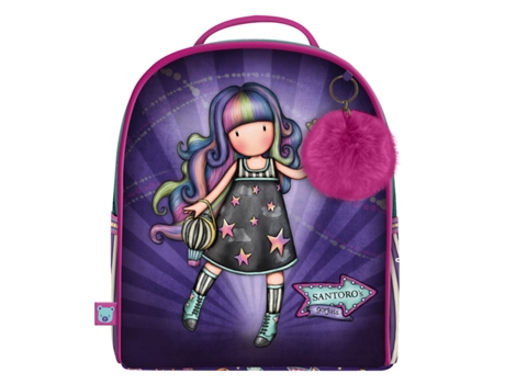 Mochila de La Escuela Gorjuss Arriba y Lejos Mini Purple 20 x 22 x 10 cm