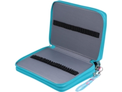 Estuche multifuncional para lápices y lápices, ideal para dibujo y material escolar, con textura de cocodrilo para estudiantes.