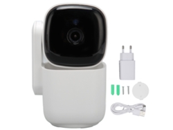 Cámara De Seguridad Wifi 1080p Visión Nocturna Seguimiento Automático Audio Bidireccional 2.4ghz/5ghz Enchufe Eu