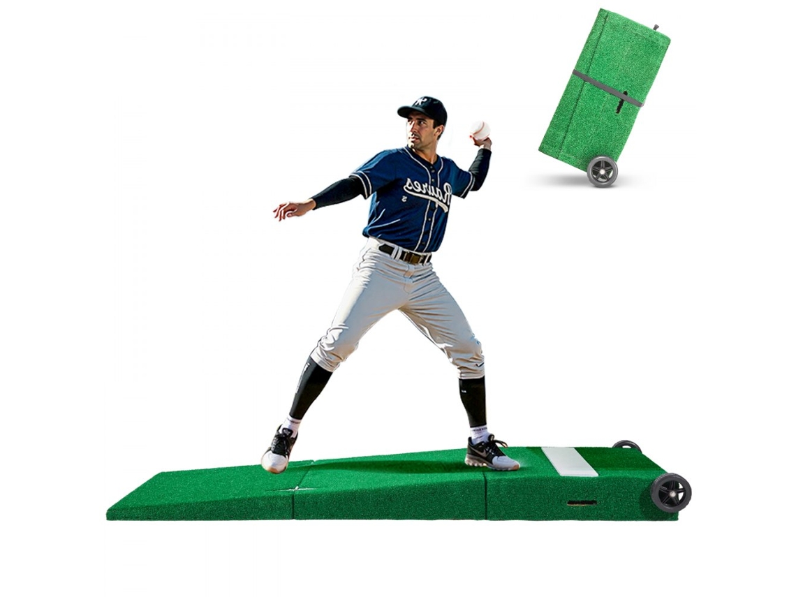 Set de Entrenamiento de Lanzamiento y Lanzamiento Tekmaquinas con Césped Sintético y Base Resistente