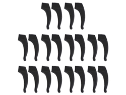 10 pares de soportes antideslizantes para gafas, agarres para gafas, ganchos de silicona para las orejas, piezas para gafas Rosewell