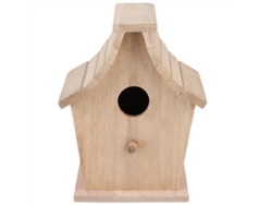 Casita De Madera Para Pájaros Con Abertura Lateral De Metal Para La Cría De Loros Y Periquitos.
