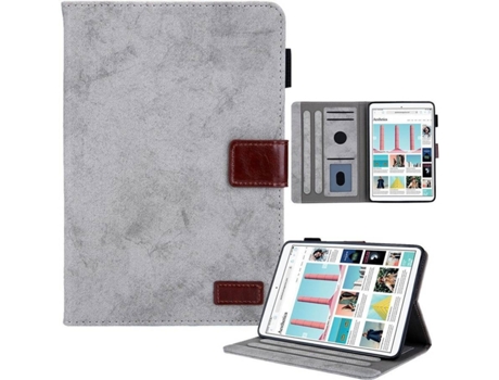 Carcasa Tablet iPad Mini 6 2021 HFS-HOUSE Textura de Tela Gris