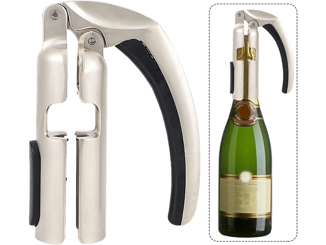 Sacacorchos manual para champán, ajuste universal para una apertura sin esfuerzo, abridor de vino de alta eficiencia con mango ergonómico para Gar
