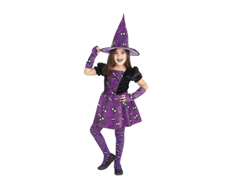 Disfraz de Niña RUBIE'S Bruja Mininos Morado (3-4 años)