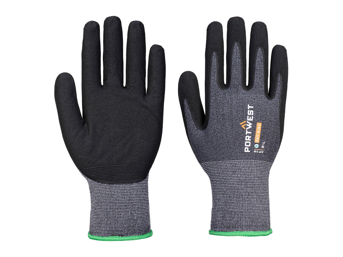 Guante De Nitrilo Sg Grip15 Eco - Paquete De 12 Gris Negro / S