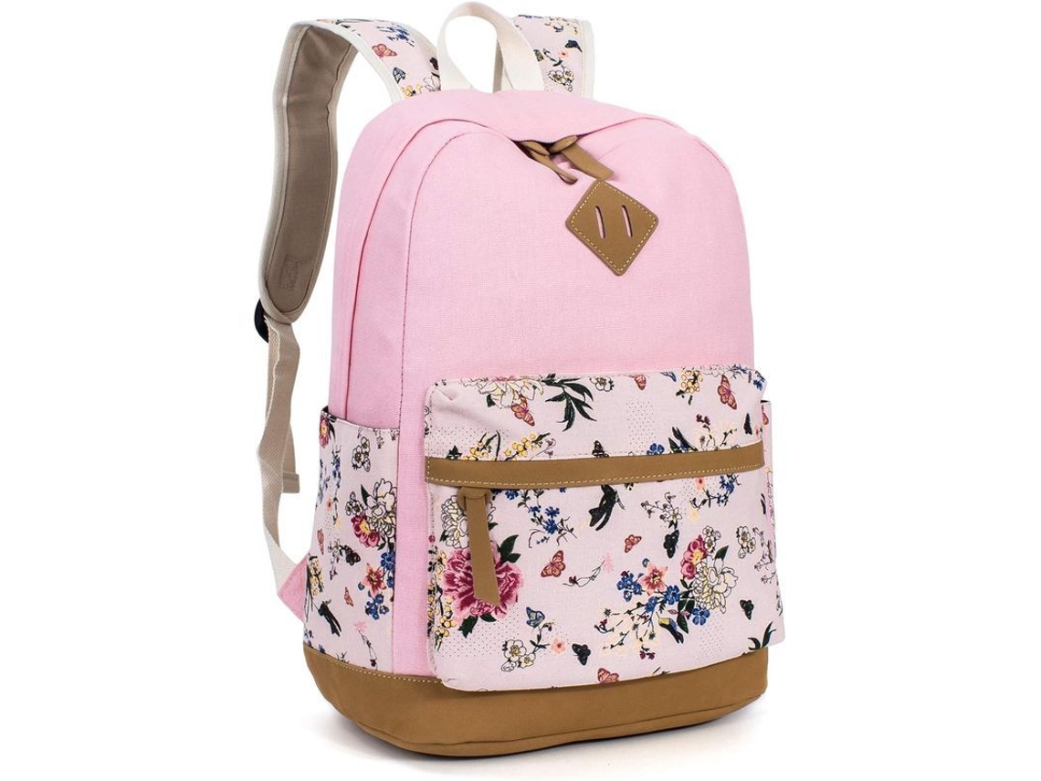 2026-mochila Escolar Floral Para Niñas Mochila Colegio Con Diseño De Flores Para Viaje Y Escuela
