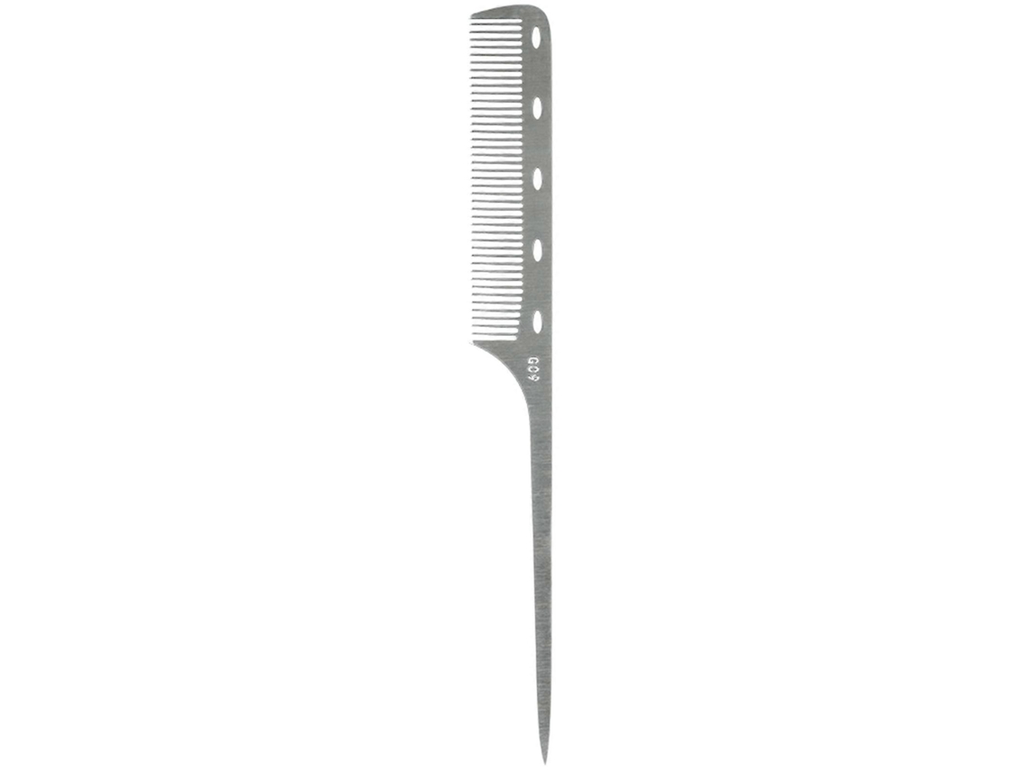 Peines con mango de acero al carbono, fáciles de usar, profesionales para peinar y cortar el cabello.