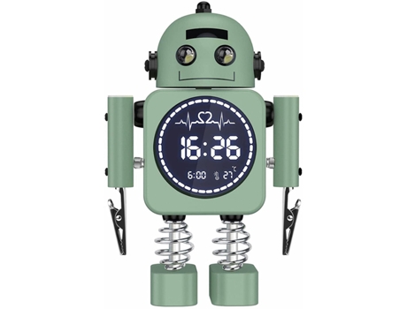 Reloj Despertador Digital Robot