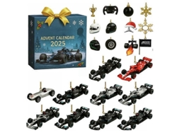 Calendario Adviento F1 - Caja Sorpresa De Navidad Con Temática De Carreras Para Niños De 7 A 14 Años.