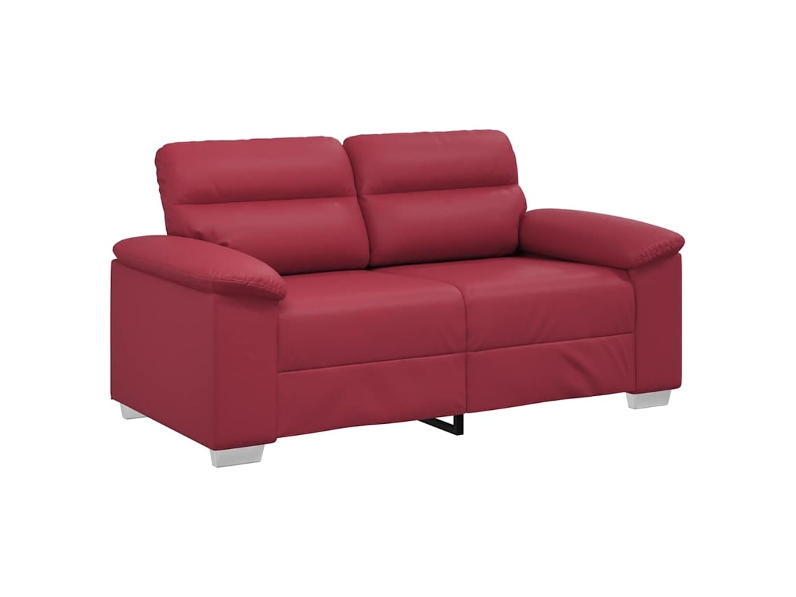 Maison Exclusive - Sofá De 2 Plazas Color Rojo Vino, 160x81x84 Cm, Piel Sintética