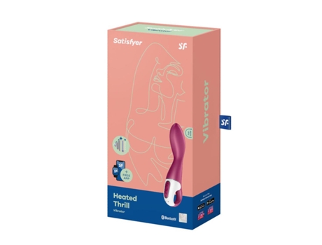 Estimulador SATISFYER Heated Thrill Vibrador Con App 1 Unidad