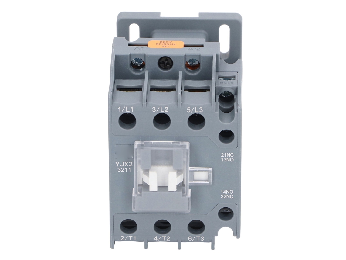 Contactor Trifásico De Corriente Alterna, Bobina De Cobre, 32 A, 220 V, 1 Na 1 Nc, Contactos De Plata, Yjx2-3211