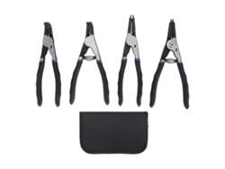 Juego De 4 Alicates Para Anillos De Retención De Acero De Alto Carbono De 7 Pulgadas, Alicates Para Anillos De Retención Internos Y Externos