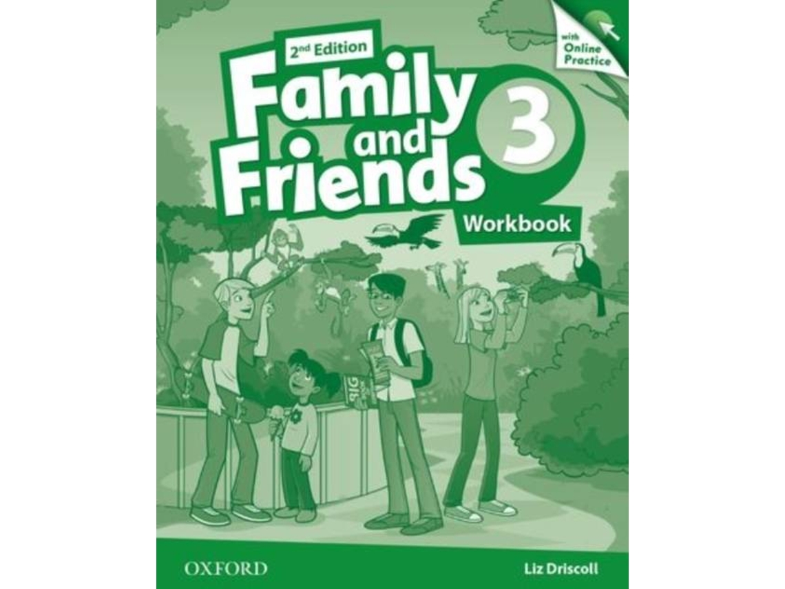 Libro Family Friends 2E 3 Workbook de Liz Driscoll (Inglés)