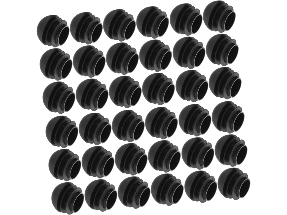 Patas 100 Tapones Plástico Redondos Tubos Tapones Sillas