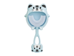 Cepillo de dientes infantil en forma de U, modelo 2025, para bebés de 2 a 12 años, con cerdas suaves y mango de silicona. Ideal para la limpieza.