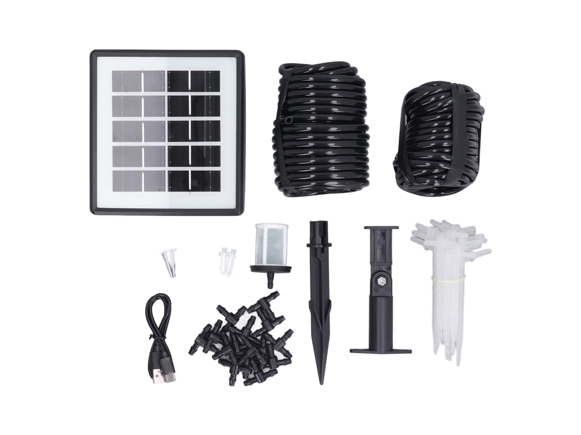 Kit De Riego Por Goteo Solar Automático Com 15 Goteadores, Sistema De Riego Solar Automatizado