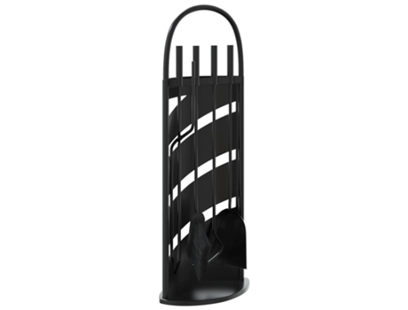 Conjunto 5 de herramientas para chimenea VIDAXL acero (23x15x66 cm)