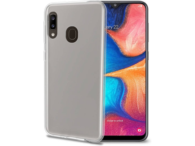 Carcasa Samsung Galaxy A20e CELLY Gelskin Transparente