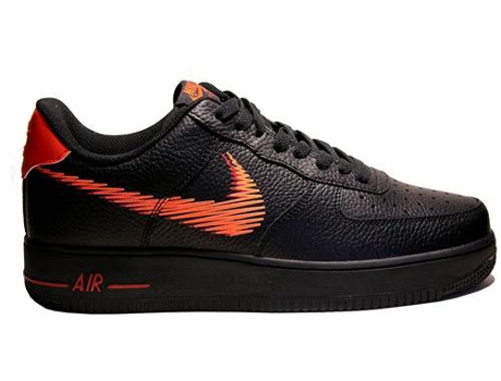 Zapatillas Deportivas NIKE Air Force 1 Hombre (Negro -Material Sintético -44,5)