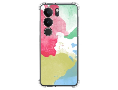 Funda Silicona Antigolpes para Vivo V29 5G diseño Acuarela 02 Dibujos
