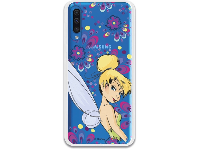 Carcasa Samsung Galaxy A50 DISNEY Campanilla Flores Multicolor