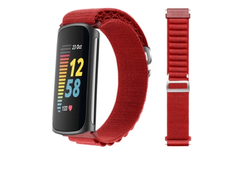Correa Loop Alpine para Fitbit by Google Charge 5 Rojo