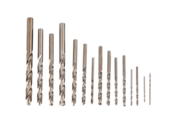 Juego De 15 Brocas De Acero De Alta Velocidad (hss) Con Mango Recto, De 1,5 A 10 Mm, Para Madera, Metal Y Plástico.