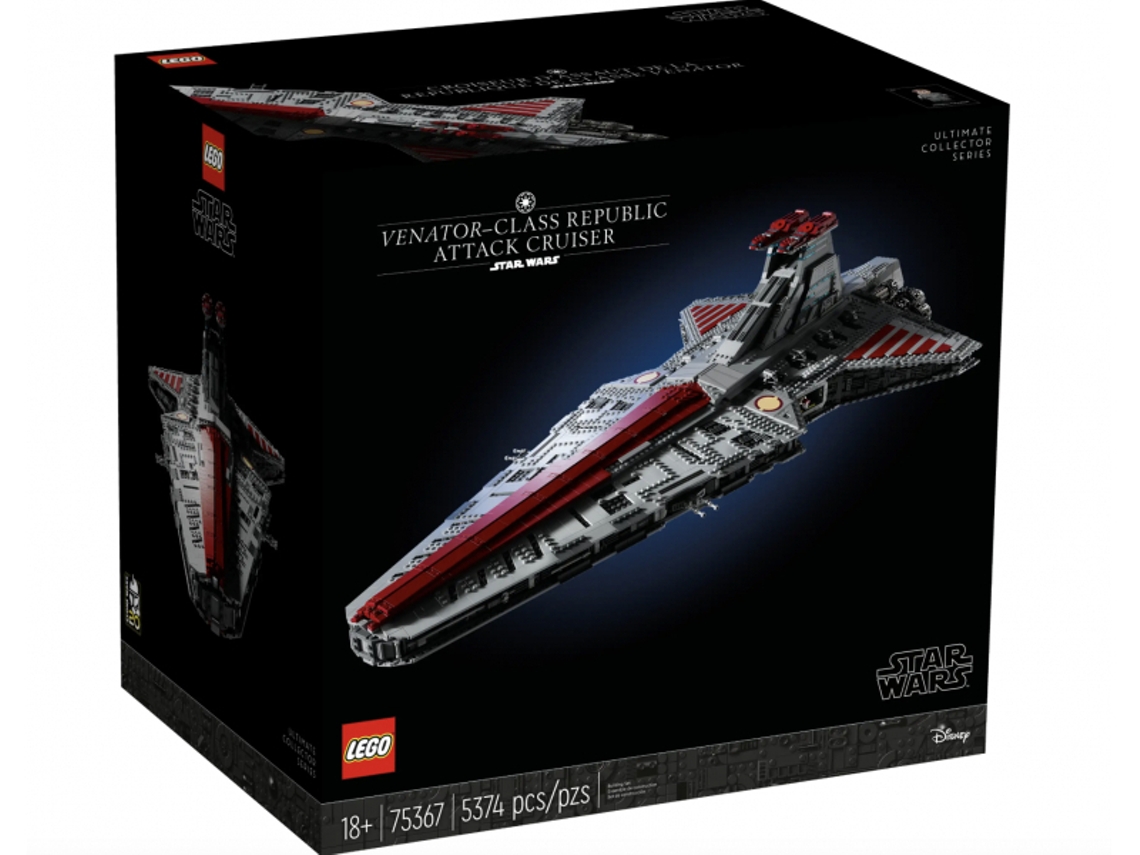 Crucero de ataque republicano clase Venator de Lego Star Wars