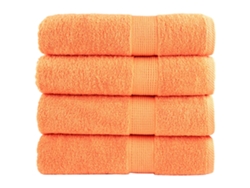 Toallas De Ducha Solund 4 Unidades Naranja 70x140 Cm 600 Gsm Wsd324496