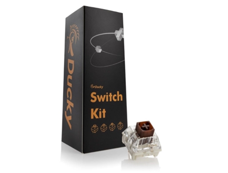 Pack 110 Interruptores DUCKY Kailh Box Brown Mecánicos 3-Pin Táctil Mx-Stem 50G