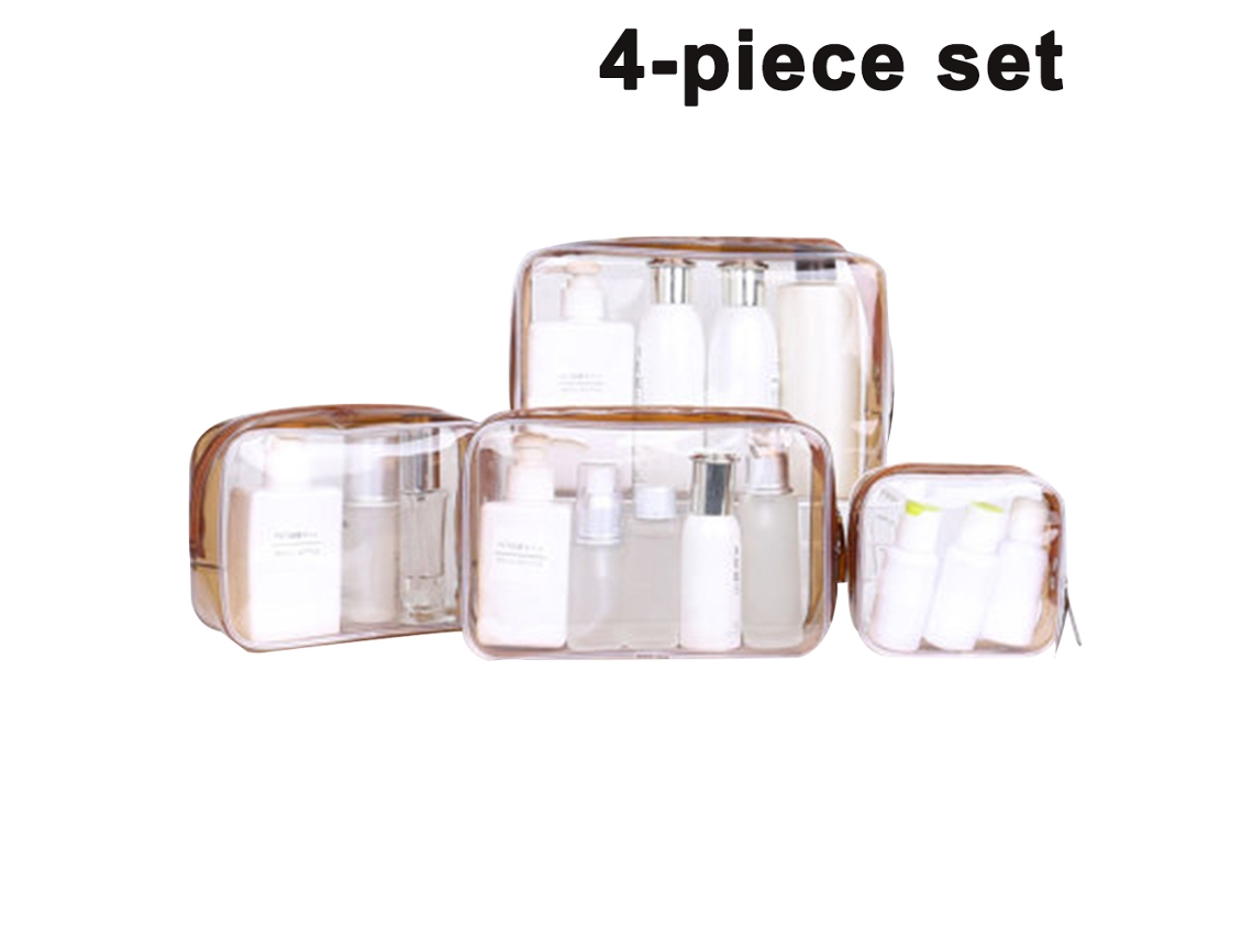 Nécessaire ZMDECQNA Piezas Diferentes Tamaños Impermeable PVC Transparente
