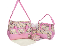 Conjunto de Bolsos 5 piezas Rosa CLARA BABY